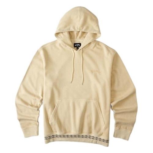 Billabong Våg Tvättad Hoodie Yellow, Herr