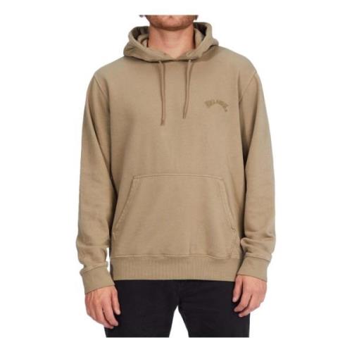 Billabong Våg Tvättad Hoodie Brown, Herr