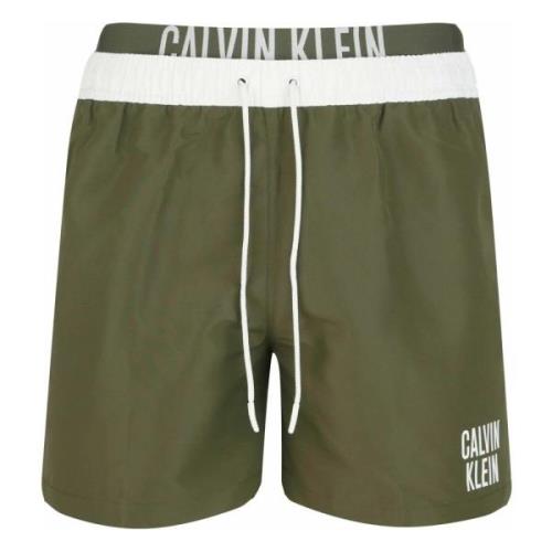 Calvin Klein Medium Double Wb Badkläder Green, Herr