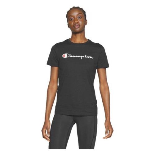 Champion T-shirt Black, Dam