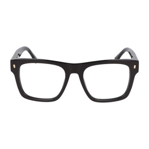 Dsquared2 Fyrkantig Ram Glasögon D2 0037 Black, Unisex