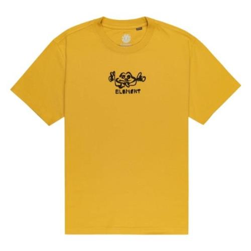 Element Feeling It T-shirt Yellow, Herr