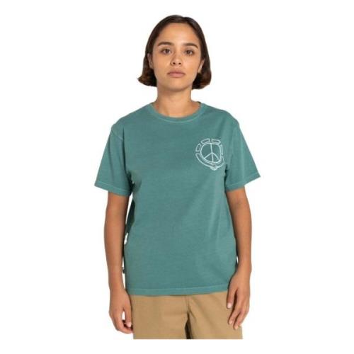 Element Peace T-shirt Blue, Dam