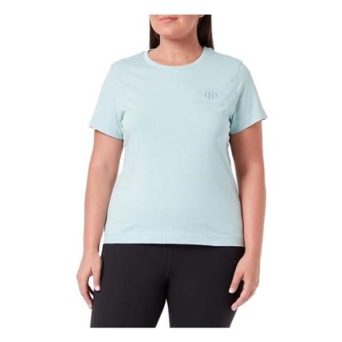 Gant Run It T-shirt Blue, Dam