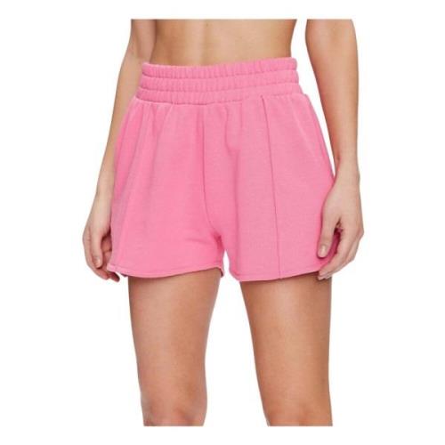 Guess Stiliga Korta Shorts för Kvinnor Pink, Dam