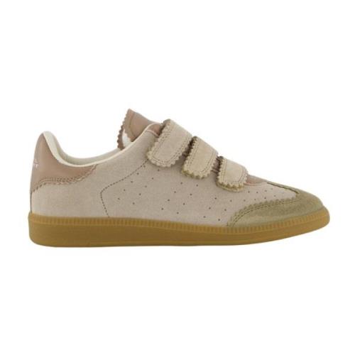 Isabel Marant Beige Suede Sneaker Beth Beige, Dam