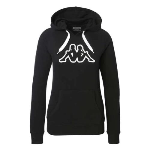 Kappa Vacker Corporate Wo Hoodie Black, Dam