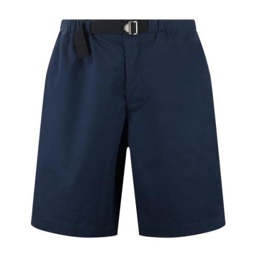 Kenzo Blå Bomullsshorts Ss22 Elastisk Midja Blue, Herr