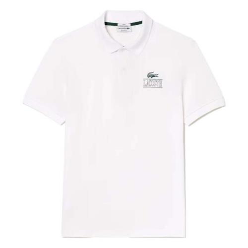 Lacoste Polo med korta ärmar White, Herr