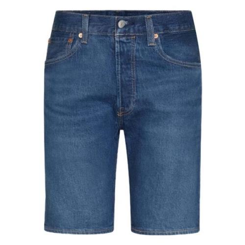 Levi's 501 Hemmed Shorts Blue, Herr