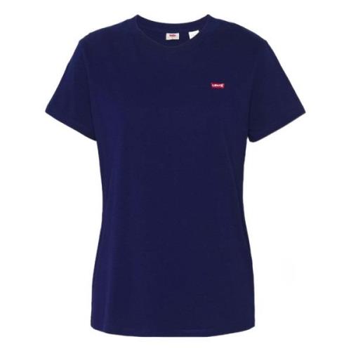 Levi's Den Perfekta T-shirten Blue, Dam