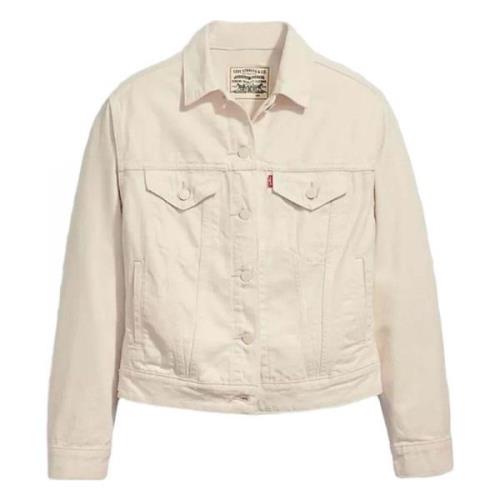 Levi's Wellthread Trucker Jacket Beige, Dam