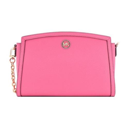 Michael Kors Rosa Läder Axelväska Ss24 Pink, Dam