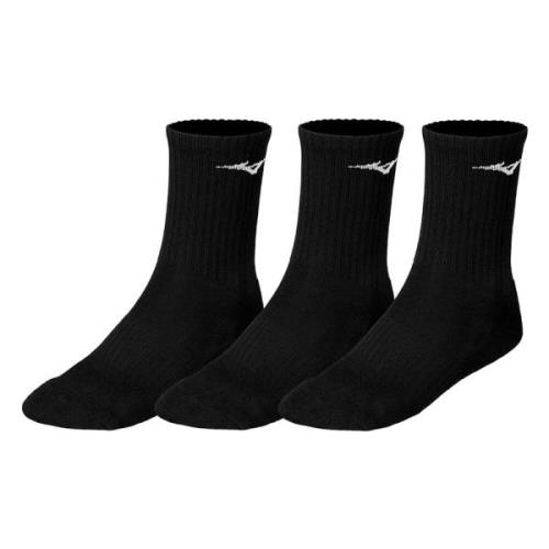 Mizuno Träning 3P Strumpor Black, Unisex