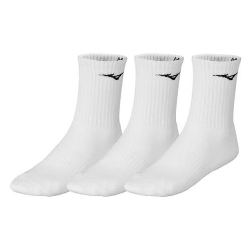 Mizuno Träning 3P Strumpor White, Unisex