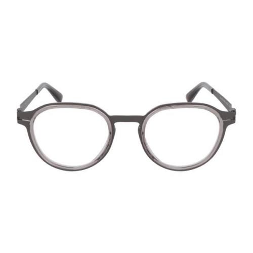 Mykita Modernt rund metallbågeglasögon Gray, Unisex