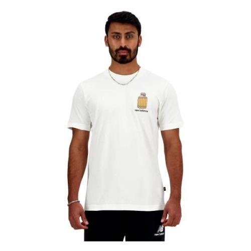 New Balance T-shirt White, Herr