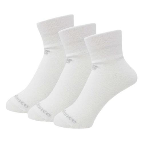 New Balance Performance Cotton Flat Knit Socks White, Unisex