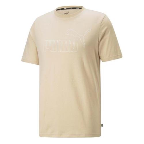 Puma Essentials Elevated T-shirt Beige, Herr