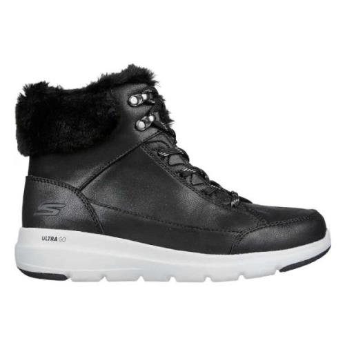 Skechers Glacial Ultra - Cozy Ankle boots Black, Dam