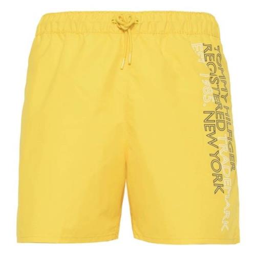 Tommy Hilfiger Medium Dragsko Baddräkt Yellow, Herr