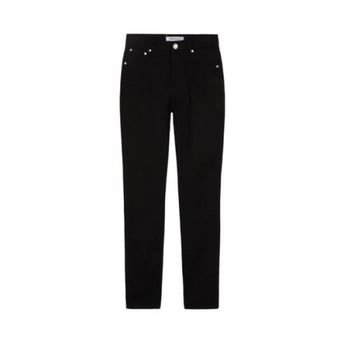 Trussardi Slim-fit Denim Byxor Black, Dam