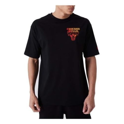 New Era Chicago Bulls NBA Neon Fade T-shirt Black, Herr