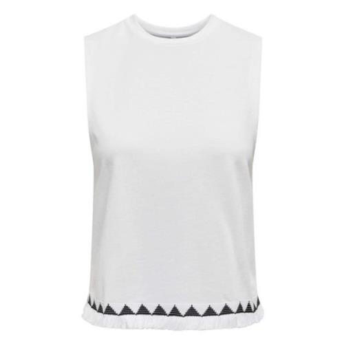 Only Tank Top White, Dam