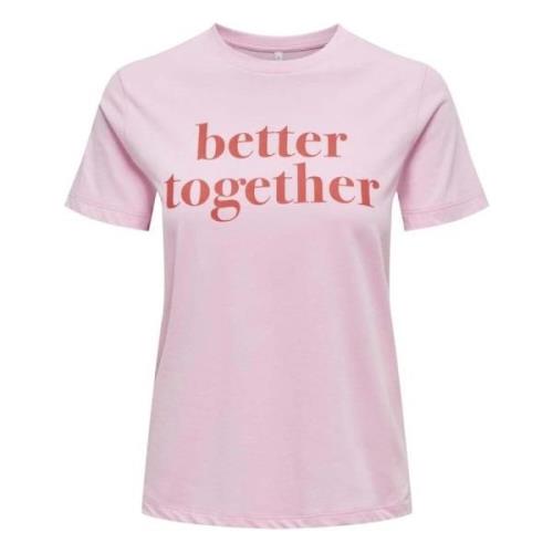 Only T-shirt Pink, Dam