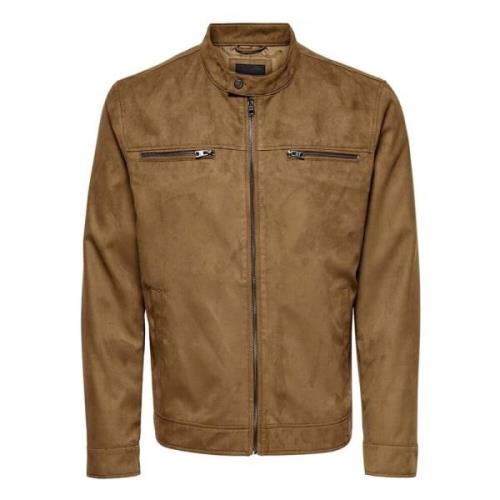 Only & Sons Fusk Mocka Jacka Brown, Herr