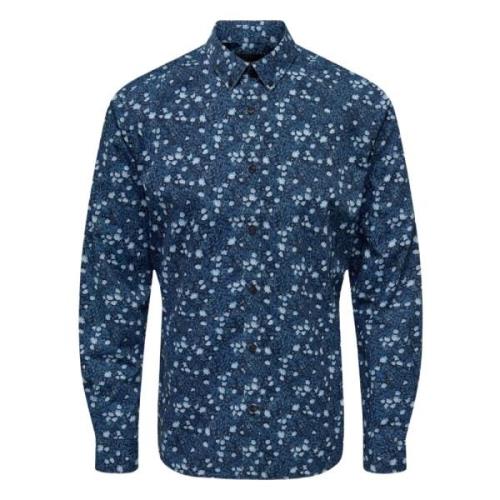 Only & Sons Skjorta Blue, Herr