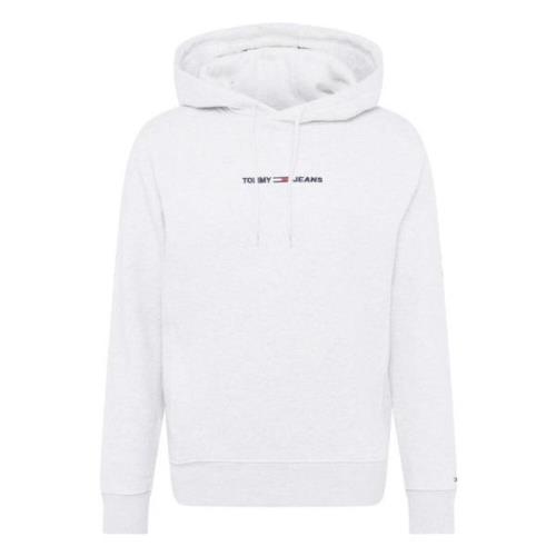 Tommy Jeans Hoodie White, Herr