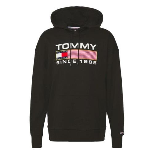 Tommy Jeans Hoodie Black, Herr