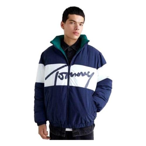 Tommy Jeans Reversible Relaxed Padded Puffe Jacket Multicolor, Herr