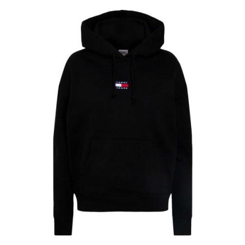 Tommy Jeans Hoodie Black, Dam