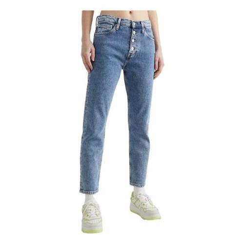 Tommy Jeans Izzie Hr Slim Ankle Bf Jeans Blue, Dam