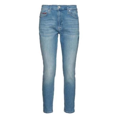 Tommy Jeans Nora Mir Skiny Jeans Blue, Dam