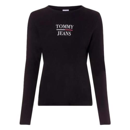 Tommy Jeans Långärmad T-shirt Black, Dam