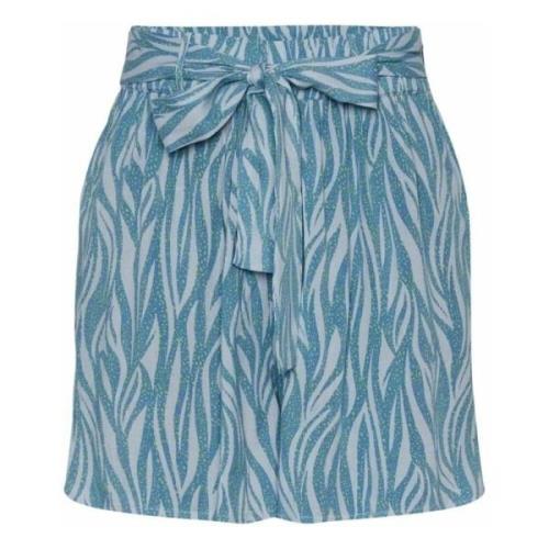 Pieces Shorts Blue, Dam