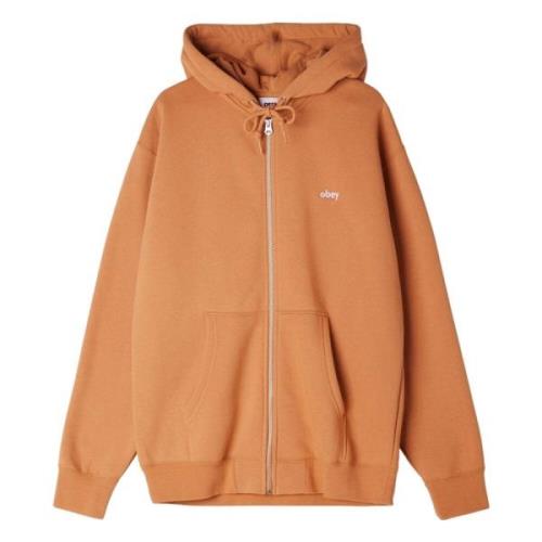 Obey Hoodie Brown, Herr