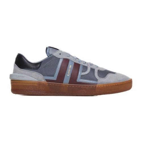 Lanvin Ler Läder Sneakers Multicolor, Herr