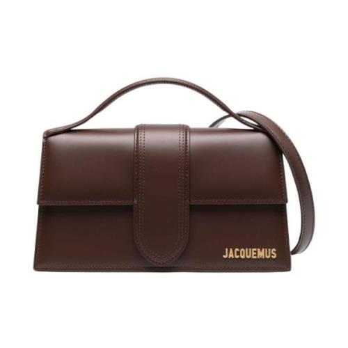 Jacquemus Tourni Svart Axelväska Brown, Dam