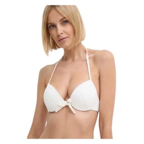 Twinset Hav Vit Push-Up Bikini Topp White, Dam