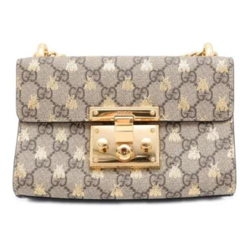 Gucci Vintage Pre-owned Tyg gucci-vskor Beige, Dam