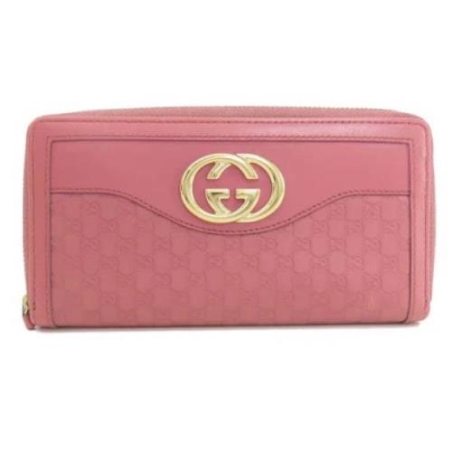 Gucci Vintage Pre-owned Laeder plnbcker Pink, Dam