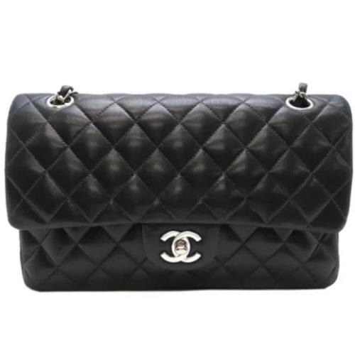 Chanel Vintage Pre-owned Laeder axelremsvskor Black, Dam