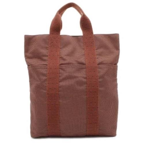 Hermès Vintage Pre-owned Canvas handvskor Brown, Dam