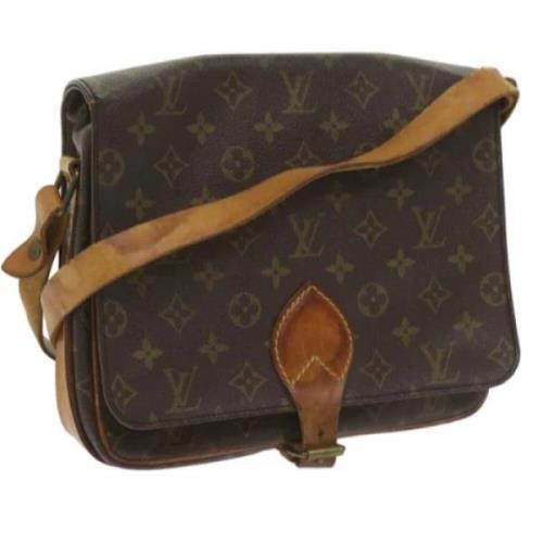 Louis Vuitton Vintage Pre-owned Canvas louis-vuitton-vskor Brown, Dam