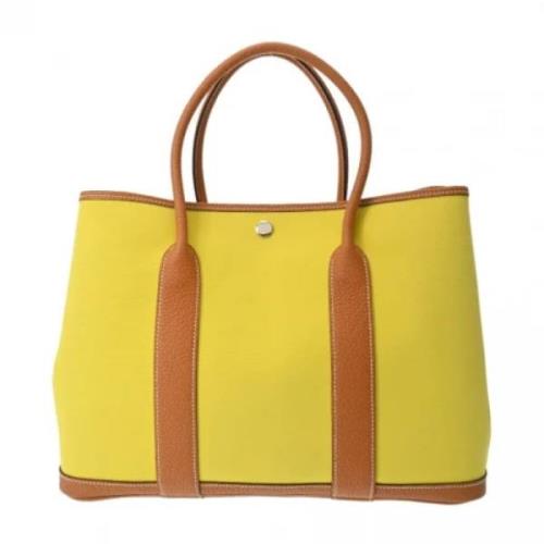 Hermès Vintage Pre-owned Laeder handvskor Yellow, Dam