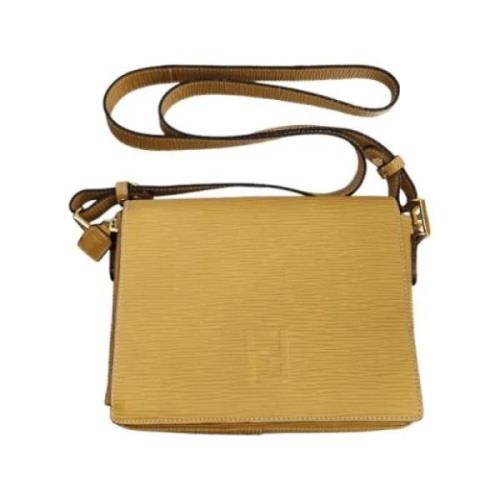 Fendi Vintage Pre-owned Tyg fendi-vskor Yellow, Dam